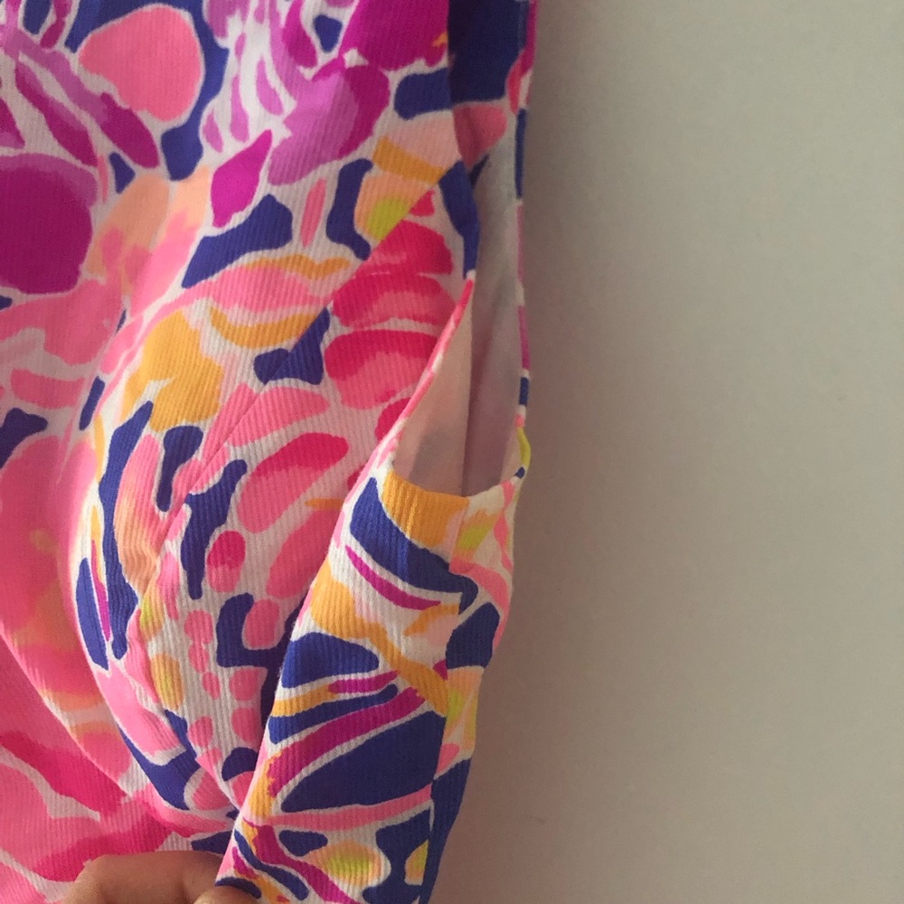 Lilly Pulitzer Courtney Mini Dress in Brilliant Blue Catch And Release Size 4 - Picture 7 of 16